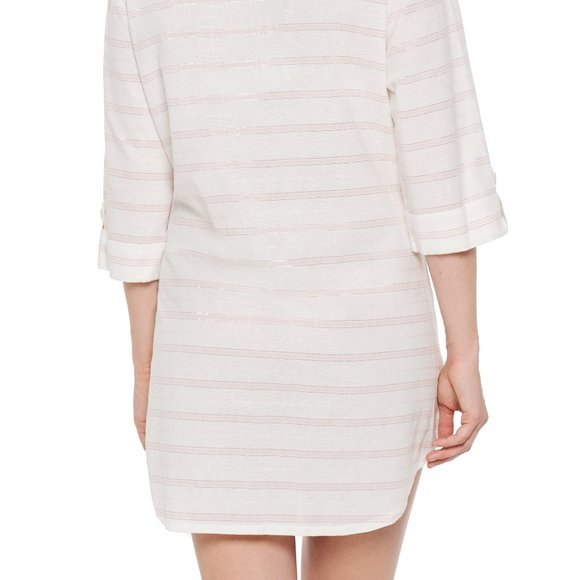 Dotti Radiance Stripe Shirtdress Swim Cover-Up - Picture 5 of 9